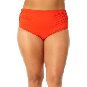 Convertible High Waist Shirred Swim Bottom 20W